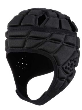 Surlim Soft Shell Helmet Size YOUTH M 18”-21” Black Flag Football Rugby